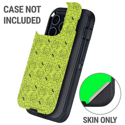Adult Swim Rick and Morty Rick and Morty All Over Print Otterbox Defender iPhone Skin