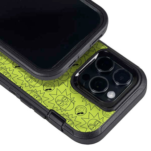Adult Swim Rick and Morty Rick and Morty All Over Print Otterbox Defender iPhone Skin