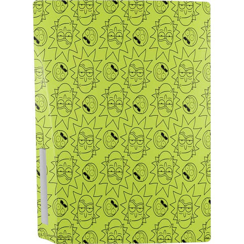Adult Swim Rick and Morty Rick and Morty All Over Print PS5 Bundle Skin