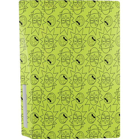 Adult Swim Rick and Morty Rick and Morty All Over Print PS5 Console Skin