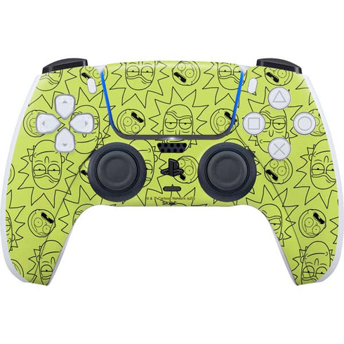 Adult Swim Rick and Morty Rick and Morty All Over Print PS5 Controller Skin