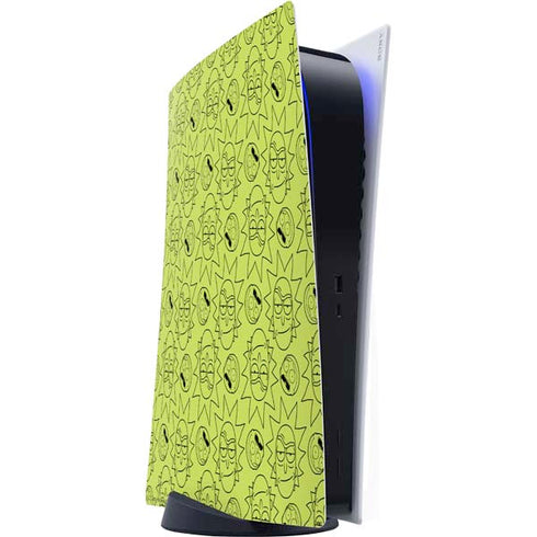 Adult Swim Rick and Morty Rick and Morty All Over Print PS5 Digital Edition Console Skin
