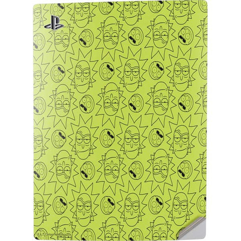 Adult Swim Rick and Morty Rick and Morty All Over Print PS5 Digital Edition Console Skin