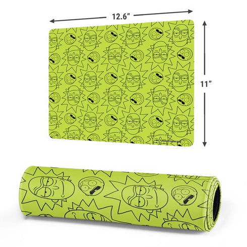 Adult Swim Rick and Morty Rick and Morty All Over Print Gaming Mouse Pad