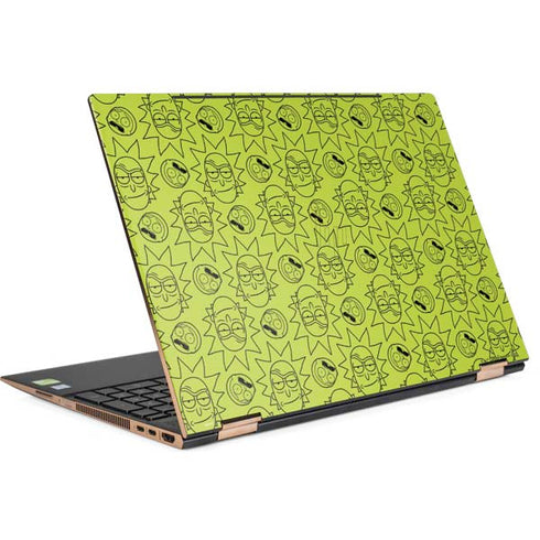 Adult Swim Rick and Morty Rick and Morty All Over Print HP Spectre Skin