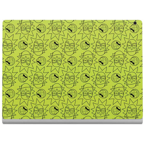 Adult Swim Rick and Morty Rick and Morty All Over Print Surface Book 2 13.5in Skin