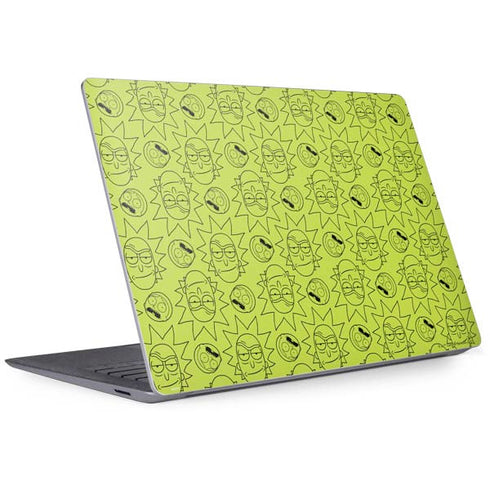 Adult Swim Rick and Morty Rick and Morty All Over Print Surface Laptop 3 13.5in Skin