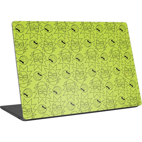 Adult Swim Rick and Morty Rick and Morty All Over Print Surface Laptop 4 15in Skin