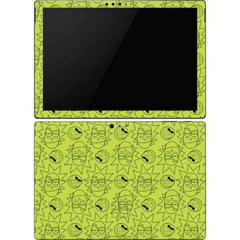 Adult Swim Rick and Morty Rick and Morty All Over Print Surface Pro 6 Skin