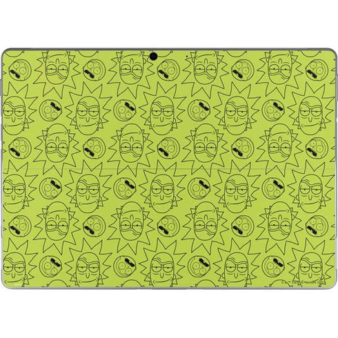 Adult Swim Rick and Morty Rick and Morty All Over Print Surface Pro 9 Skin