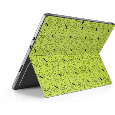 Adult Swim Rick and Morty Rick and Morty All Over Print Surface Pro 9 Skin