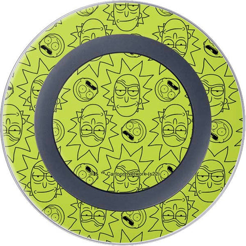 Adult Swim Rick and Morty Rick and Morty All Over Print Wireless Charger Skin