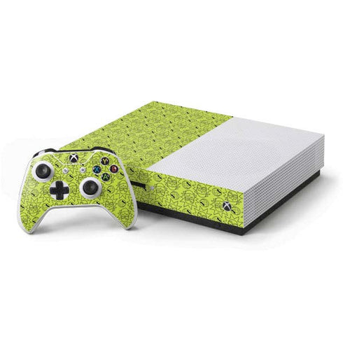 Adult Swim Rick and Morty Rick and Morty All Over Print Xbox One S Console and Controller Bundle Skin