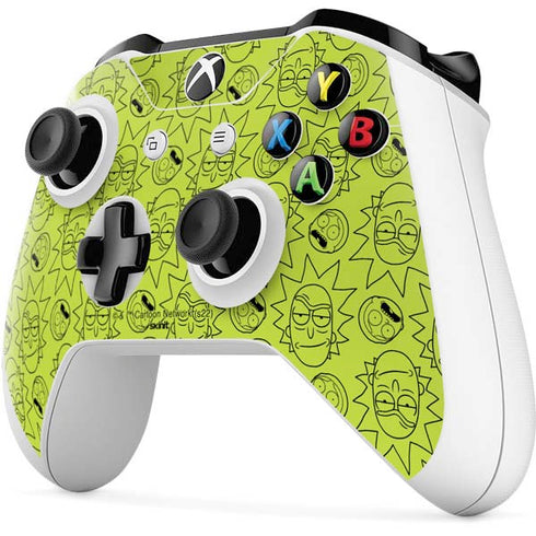 Adult Swim Rick and Morty Rick and Morty All Over Print Xbox One S Controller Skin