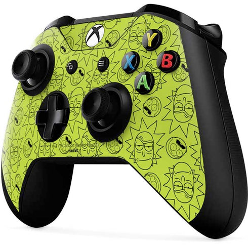 Adult Swim Rick and Morty Rick and Morty All Over Print Xbox One X Controller Skin