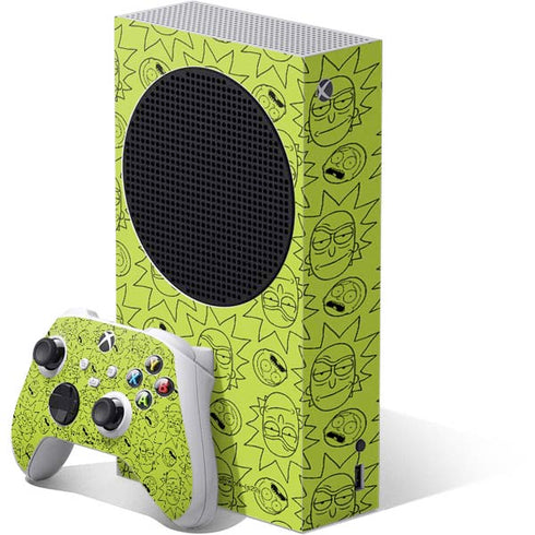 Adult Swim Rick and Morty Rick and Morty All Over Print Xbox Series S Skins