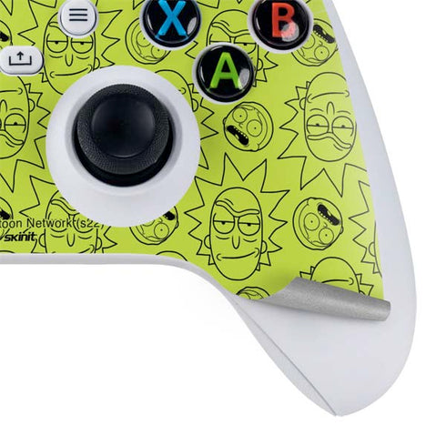 Adult Swim Rick and Morty Rick and Morty All Over Print Xbox Series S Bundle Skin