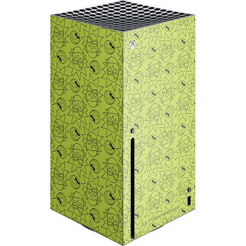 Adult Swim Rick and Morty Rick and Morty All Over Print Xbox Series X Console Skin