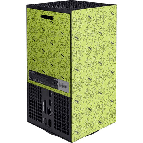 Adult Swim Rick and Morty Rick and Morty All Over Print Xbox Series X Console Skin