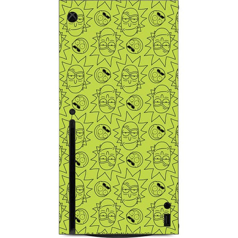 Adult Swim Rick and Morty Rick and Morty All Over Print Xbox Series X Console Skin