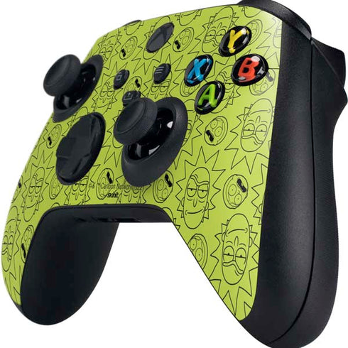 Adult Swim Rick and Morty Rick and Morty All Over Print Xbox Series X Controller Skin