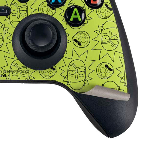Adult Swim Rick and Morty Rick and Morty All Over Print Xbox Series X Controller Skin