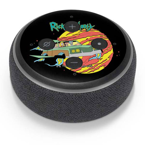 Adult Swim Rick and Morty Family Wagon Amazon Echo Dot Skin