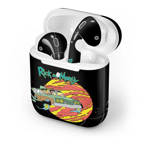 Adult Swim Rick and Morty Family Wagon Apple AirPods 2 Skin