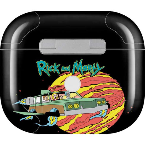 Adult Swim Rick and Morty Family Wagon Apple AirPods (3rd Gen 2021) Skin