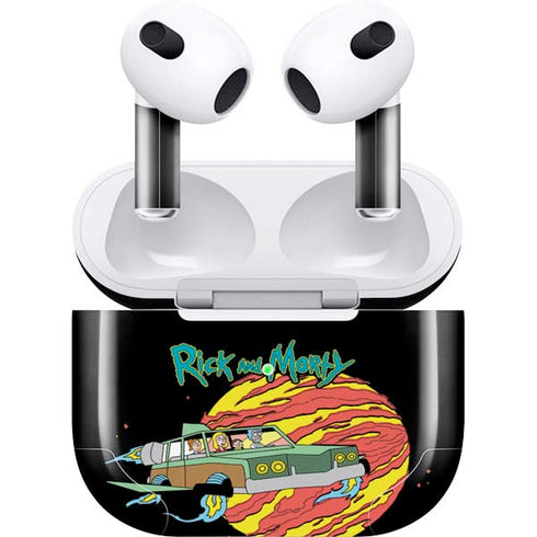 Adult Swim Rick and Morty Family Wagon Apple AirPods (3rd Gen 2021) Skin