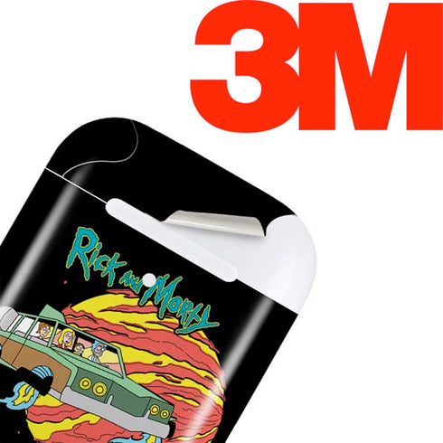 Adult Swim Rick and Morty Family Wagon Apple AirPods Skin