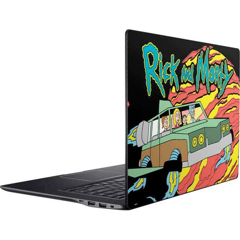 Adult Swim Rick and Morty Family Wagon Ativ Book 9 (15.6in 2014) Skin