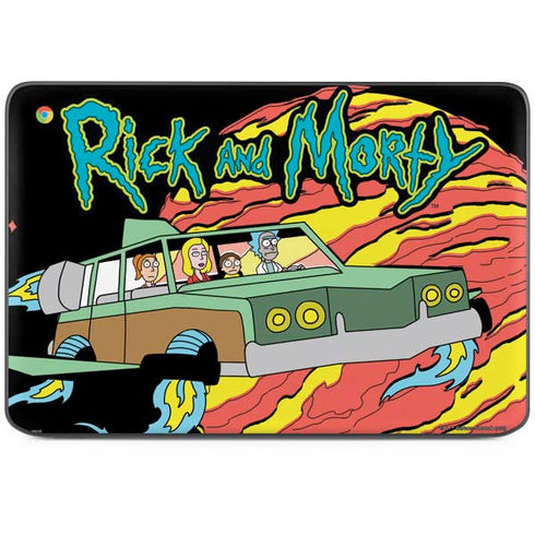 Adult Swim Rick and Morty Family Wagon HP Chromebook Skin