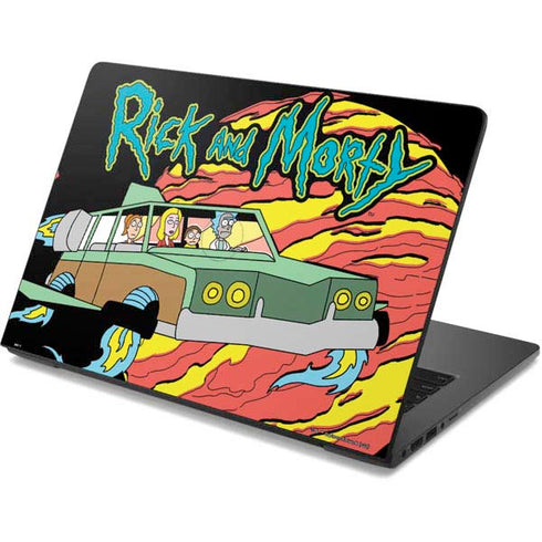Adult Swim Rick and Morty Family Wagon Dell Chromebook Skin