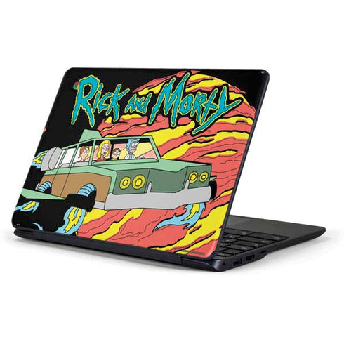 Adult Swim Rick and Morty Family Wagon Samsung Chromebook Skin