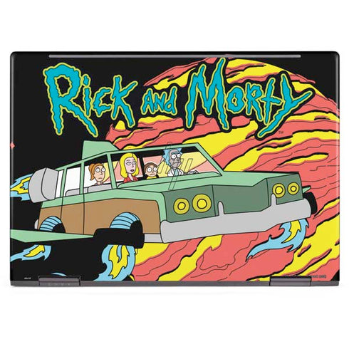 Adult Swim Rick and Morty Family Wagon HP Envy Skin