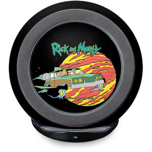 Adult Swim Rick and Morty Family Wagon Fast Charge Wireless Charging Stand Skin