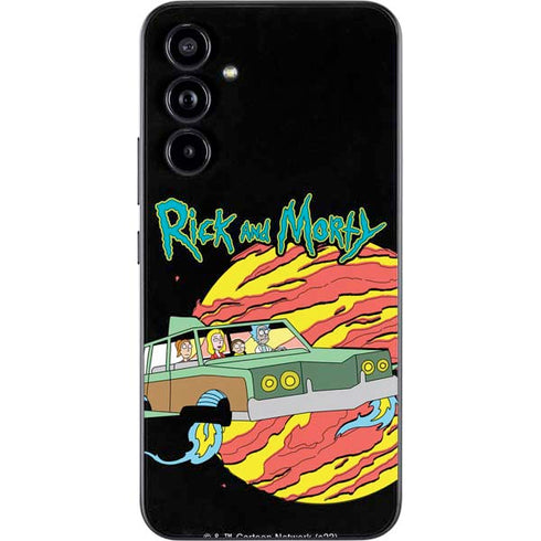 Adult Swim Rick and Morty Family Wagon Galaxy A54 5G Skin