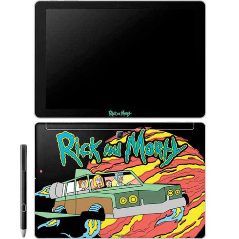 Adult Swim Rick and Morty Family Wagon Galaxy Book 12in Skin