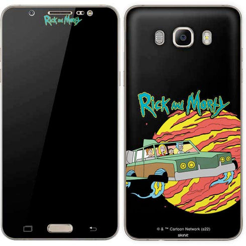 Adult Swim Rick and Morty Family Wagon Galaxy J7 Skin