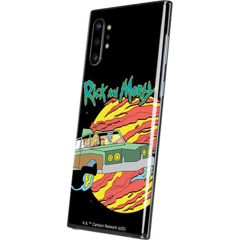 Adult Swim Rick and Morty Family Wagon Galaxy Note 10 Plus Skin