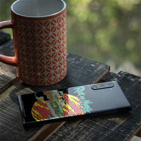 Adult Swim Rick and Morty Family Wagon Galaxy Note 10 Plus Skin