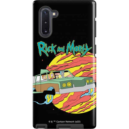 Adult Swim Rick and Morty Family Wagon Galaxy Note 10 Pro Case