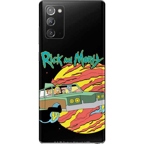 Adult Swim Rick and Morty Family Wagon Galaxy Note20 5G Skin