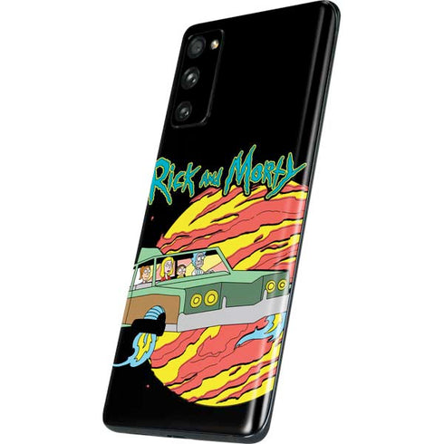 Adult Swim Rick and Morty Family Wagon Galaxy S20 Fan Edition Skin
