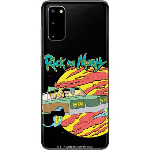 Adult Swim Rick and Morty Family Wagon Galaxy S20 Skin