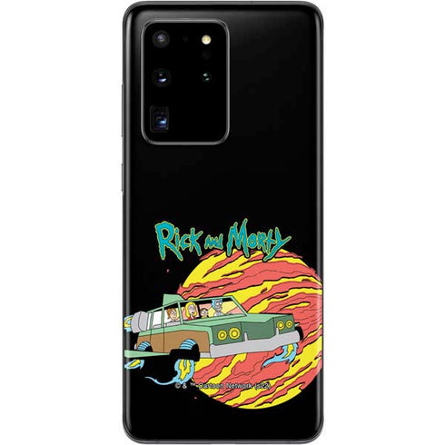 Adult Swim Rick and Morty Family Wagon Galaxy S20 Ultra 5G Skin