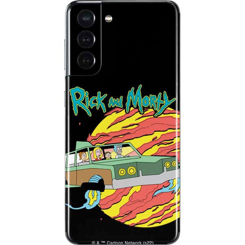 Adult Swim Rick and Morty Family Wagon Galaxy S21 5G Skin