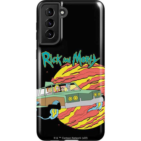 Adult Swim Rick and Morty Family Wagon Galaxy S21 Plus 5G Pro Case