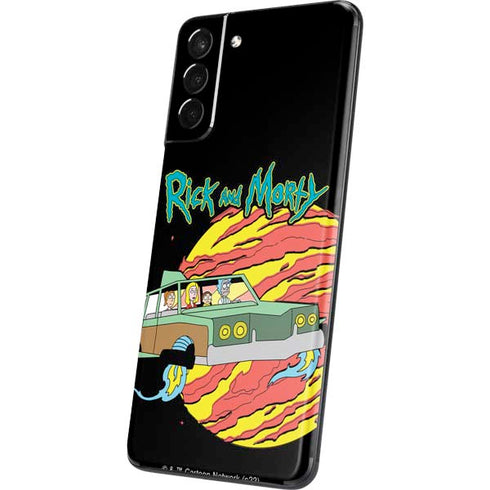 Adult Swim Rick and Morty Family Wagon Galaxy S21 Plus 5G Skin
